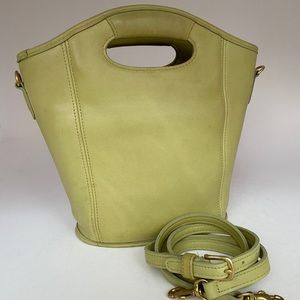 Vintage Coach Shopper Tote Aqua #9993